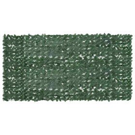Toldo para balcón con hojas verde oscuro 300x150 cm