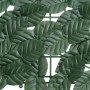 Toldo para balcón con hojas verde oscuro 300x150 cm