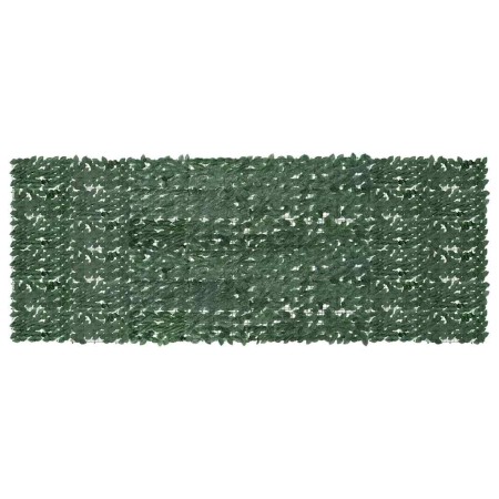 Toldo para balcón con hojas verde oscuro 400x150 cm