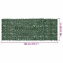 Toldo para balcón con hojas verde oscuro 400x150 cm