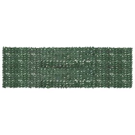 Toldo para balcón con hojas verde oscuro 500x150 cm