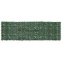 Toldo para balcón con hojas verde oscuro 500x150 cm