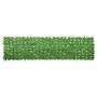 Toldo para balcón con hojas verde 300x75 cm