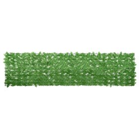 Toldo para balcón con hojas verde 300x75 cm