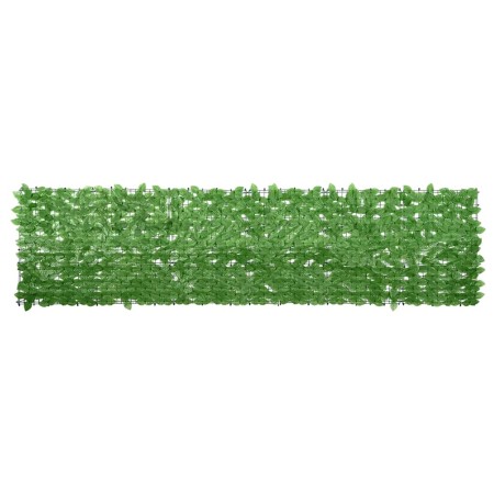 Toldo para balcón con hojas verde 300x75 cm