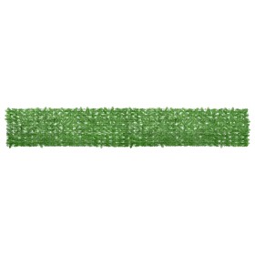 Toldo para balcón con hojas verde 500x75 cm