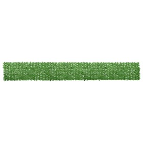 Toldo para balcón con hojas verde 600x75 cm