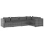 Gartenmöbelset 5-tlg. und Kissen Kunststoff Rattan grau von vidaXL, Gartensets - Ref: Foro24-3101693, Preis: 495,13 €, Rabatt: %