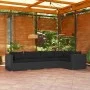 5-piece garden furniture set and black synthetic rattan cushions by vidaXL, Garden sets - Ref: Foro24-3101688, Price: 489,09 ...