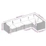 Garden set with 5 pieces of sofas and brown synthetic rattan cushions. by vidaXL, Garden sets - Ref: Foro24-3101691, Price: 4...