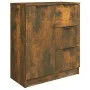 Aparador madera contrachapada color roble ahumado 60x30x70 cm de vidaXL, Aparadores - Ref: Foro24-816988, Precio: 74,23 €, De...