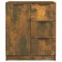 Aparador madera contrachapada color roble ahumado 60x30x70 cm de vidaXL, Aparadores - Ref: Foro24-816988, Precio: 74,23 €, De...