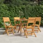 Sillas de jardín plegables 4 uds madera maciza teca 47x61x90 cm