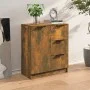 Aparador madera contrachapada color roble ahumado 60x30x70 cm de vidaXL, Aparadores - Ref: Foro24-816988, Precio: 74,23 €, De...
