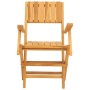 Sillas de jardín plegables 4 uds madera maciza teca 55x61x90 cm