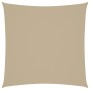 Toldo de vela cuadrado tela Oxford beige 3x3 m