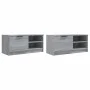 TV-Möbel 2 Stk. Sonoma graues Sperrholz 80x35x36,5 cm von vidaXL, TV-Möbel - Ref: Foro24-817120, Preis: 75,90 €, Rabatt: %
