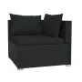 5-teiliges Gartenmöbel-Set und schwarze synthetische Rattankissen von vidaXL, Gartensets - Ref: Foro24-3101696, Preis: 489,09...