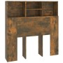Armario cabecero roble ahumado 100x19x103,5 cm de vidaXL, Cabeceros y pies de cama - Ref: Foro24-817243, Precio: 44,94 €, Des...