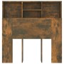 Armario cabecero roble ahumado 100x19x103,5 cm de vidaXL, Cabeceros y pies de cama - Ref: Foro24-817243, Precio: 44,94 €, Des...