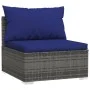 4-piece garden sofa set and gray synthetic rattan cushions by vidaXL, Garden sets - Ref: Foro24-3101646, Price: 305,33 €, Dis...