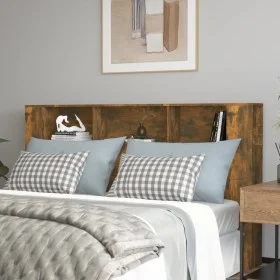Smoked oak headboard furniture 180x18.5x104.5 cm by vidaXL, Headboards and footboards - Ref: Foro24-817276, Price: 71,58 €, D...