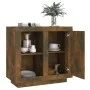 Smoked oak sideboard 80x40x75 cm by vidaXL, Sideboards - Ref: Foro24-817237, Price: 65,35 €, Discount: %