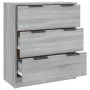 Aparador de madera contrachapada gris Sonoma 60x30x70 cm | Foro24.es | Tu tienda online para hogar, jardín y más Foro24.es