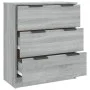 Sonoma grau Sperrholz Anrichte 60x30x70 cm von vidaXL, Sideboards - Ref: Foro24-816986, Preis: 94,07 €, Rabatt: %