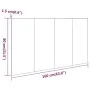 Bettkopfteil aus braunem Eichensperrholz, 160 x 1,5 x 80 cm von vidaXL, Kopf- und Fußteile - Ref: Foro24-816975, Preis: 65,64...