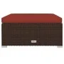 Gartenmöbel-Set 10-teilig und braune synthetische Rattankissen von vidaXL, Gartensets - Ref: Foro24-3102043, Preis: 960,84 €,...