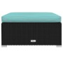 Set de muebles de jardín 6 pzas y cojines ratán sintético negro by vidaXL, Garden sets - Ref: Foro24-3101809, Price: 676,16 €...
