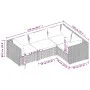 4-teiliges Gartenmöbel-Set und braune synthetische Rattankissen von vidaXL, Gartensets - Ref: Foro24-3101674, Preis: 364,11 €...