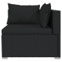 7-teiliges Gartenmöbel-Set und schwarze synthetische Rattankissen von vidaXL, Gartensets - Ref: Foro24-3102264, Preis: 753,32...