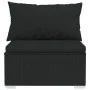 7-teiliges Gartenmöbel-Set und schwarze synthetische Rattankissen von vidaXL, Gartensets - Ref: Foro24-3102264, Preis: 698,36...