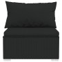 7-teiliges Gartenmöbel-Set und schwarze synthetische Rattankissen von vidaXL, Gartensets - Ref: Foro24-3102264, Preis: 753,32...