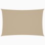 Toldo de vela rectangular tela Oxford beige 2x4,5 m