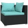 5-piece garden furniture set and black synthetic rattan cushions by vidaXL, Garden sets - Ref: Foro24-3102313, Price: 447,19 ...