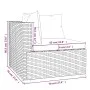 5-piece garden furniture set and black synthetic rattan cushions by vidaXL, Garden sets - Ref: Foro24-3102313, Price: 447,19 ...
