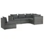 5-piece garden furniture set with gray synthetic rattan cushions by vidaXL, Garden sets - Ref: Foro24-3102317, Price: 476,91 ...