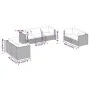 7-piece garden furniture set with black synthetic rattan cushions by vidaXL, Garden sets - Ref: Foro24-3102265, Price: 642,30...