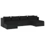 Set de muebles de jardín 6 pzas y cojines ratán sintético negro by vidaXL, Garden sets - Ref: Foro24-3101800, Price: 604,06 €...