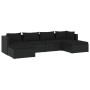 Set de muebles de jardín 6 pzas y cojines ratán sintético negro by vidaXL, Garden sets - Ref: Foro24-3101800, Price: 608,24 €...