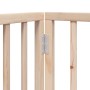 Puerta para perros plegable 12 paneles madera de álamo 960 cm
