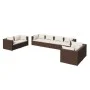 8-piece garden furniture set and brown synthetic rattan cushions by vidaXL, Garden sets - Ref: Foro24-3102282, Price: 825,61 ...
