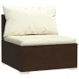 5-piece garden furniture set and brown synthetic rattan cushions by vidaXL, Garden sets - Ref: Foro24-3102314, Price: 453,35 ...
