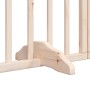 Puerta para perros plegable 15 paneles madera de álamo 750 cm