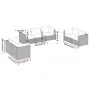 Garden furniture set 7 pieces with brown synthetic rattan cushions by vidaXL, Garden sets - Ref: Foro24-3102267, Price: 612,9...