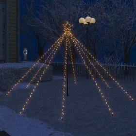 Luces de árbol cascada Navidad interior exterior 400 LED 2,5 m