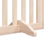 Puerta para perros plegable 12 paneles madera de álamo 600 cm